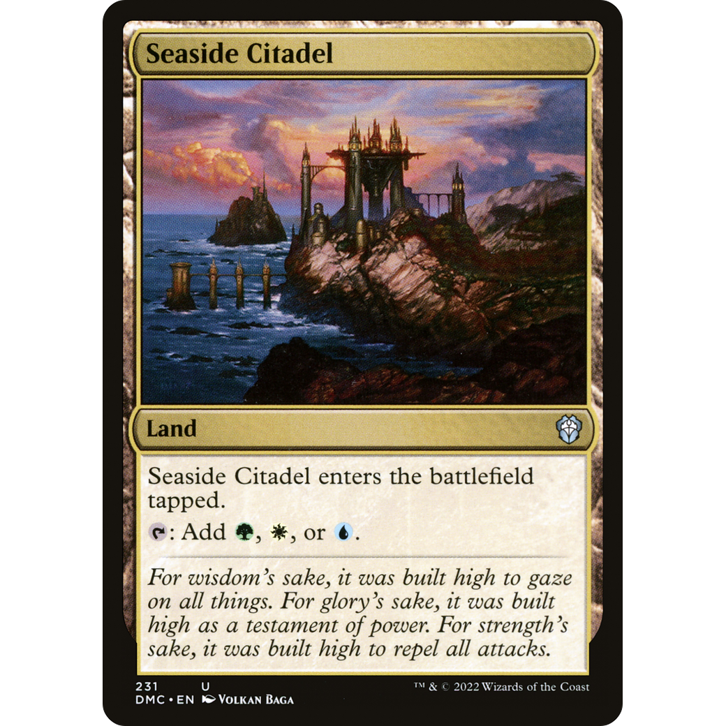 Seaside Citadel (DMC-231) - Dominaria United Commander
