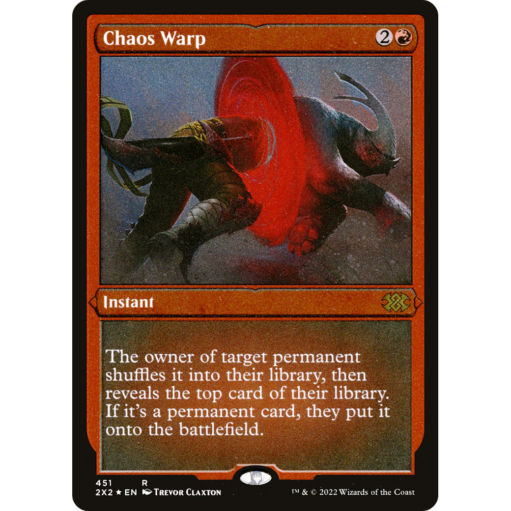 Chaos Warp (Foil Etched) (2X2-451) - Double Masters 2022 Foil
