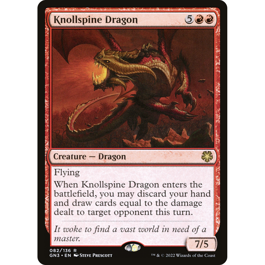 Knollspine Dragon (GN3-082) - Game Night: Free-for-All