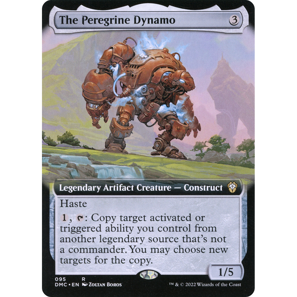 The Peregrine Dynamo (Extended Art) (DMC-095) - Dominaria United Commander: (Extended Art)