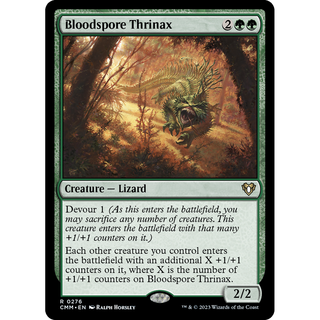 Bloodspore Thrinax (CMM-276) - Commander Masters Foil