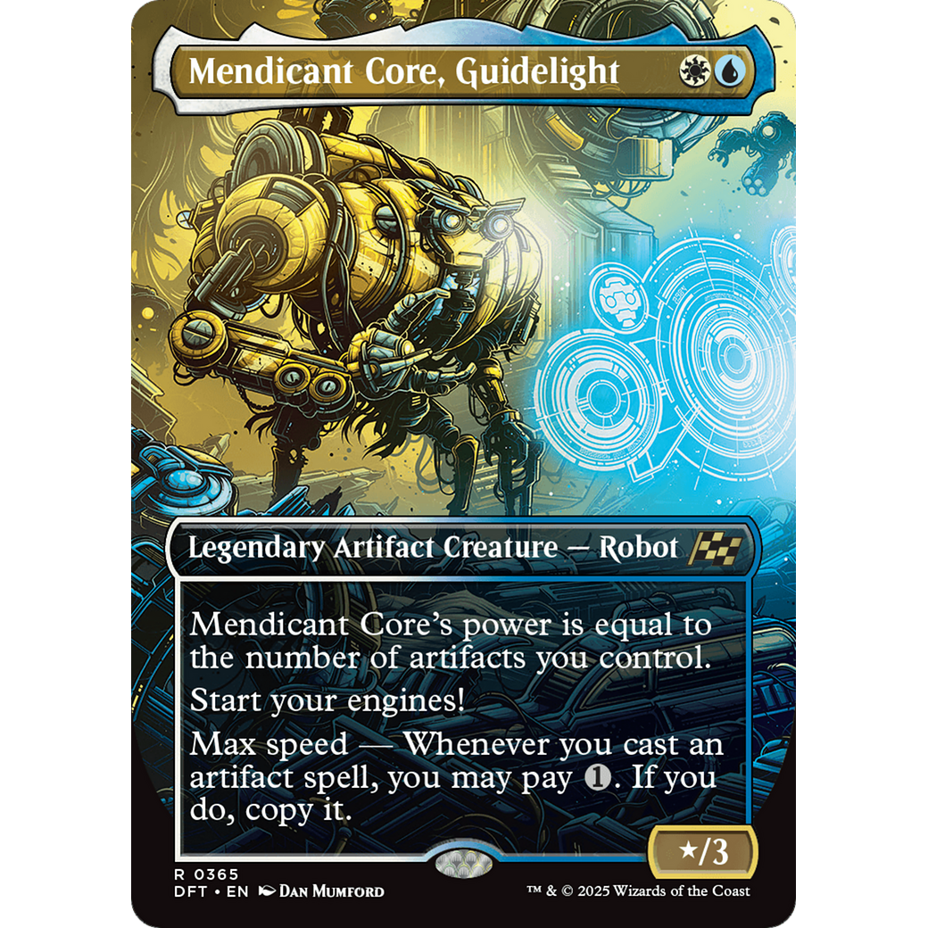 Mendicant Core, Guidelight (DFT-365) - Aetherdrift (Borderless) Foil