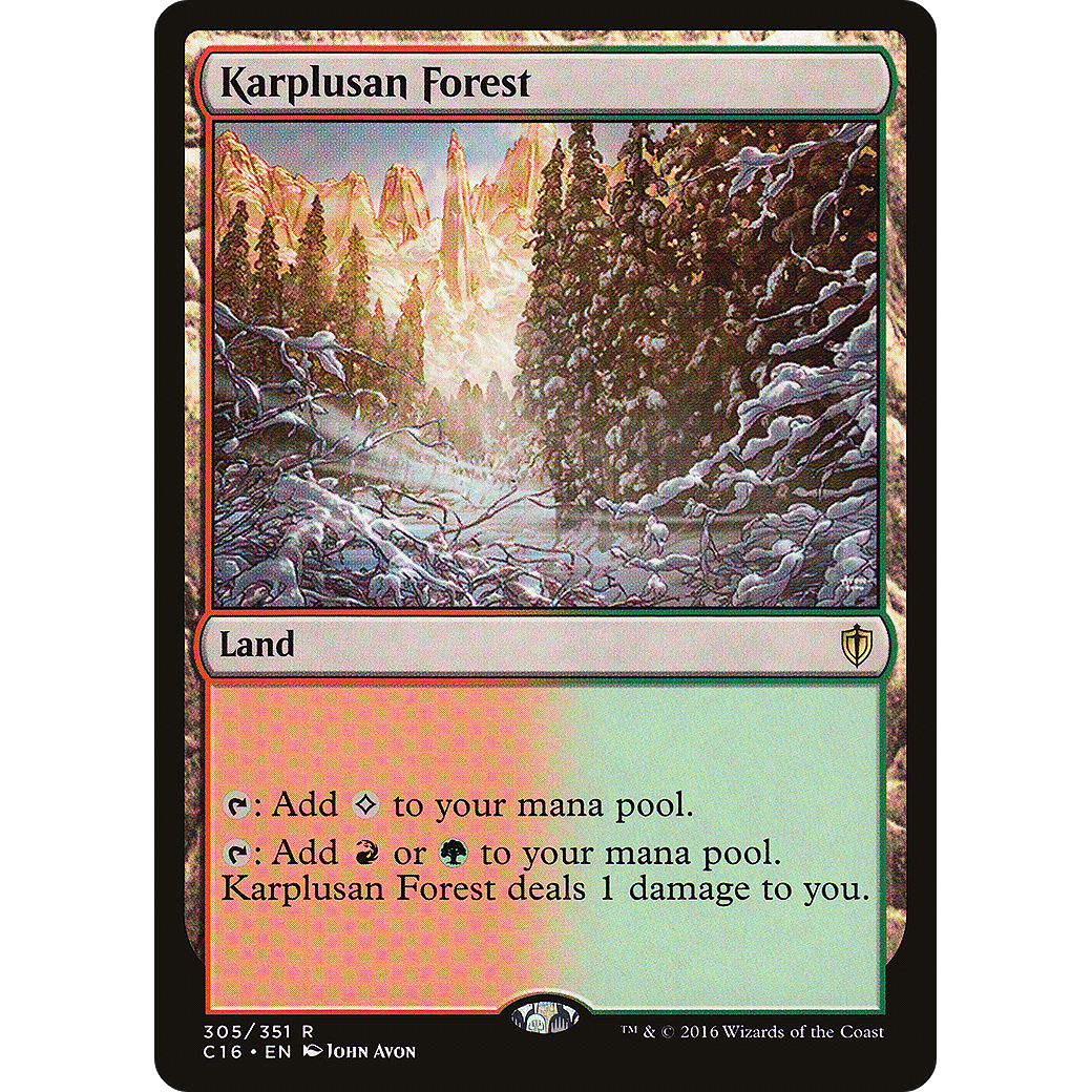 Karplusan Forest (C16-305) - Commander 2016