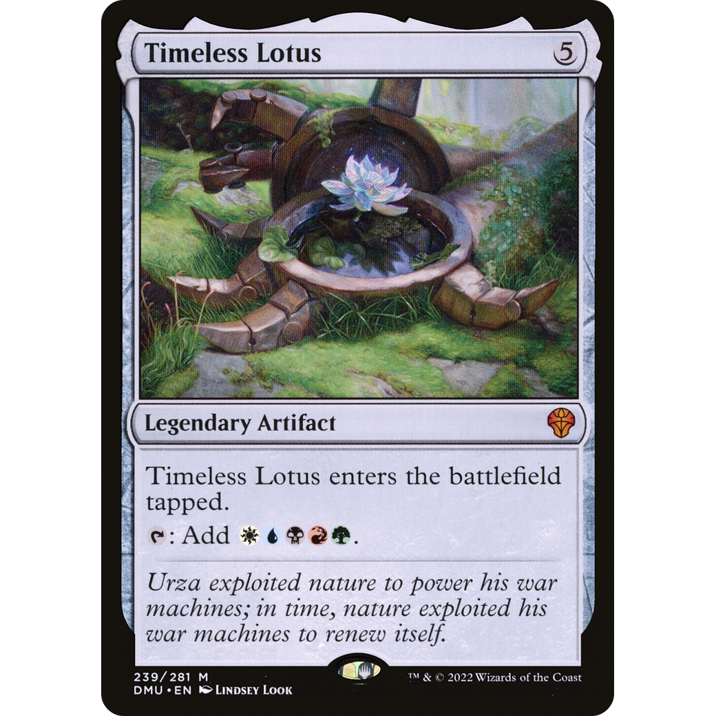 Timeless Lotus (DMU-239) - Dominaria United Foil