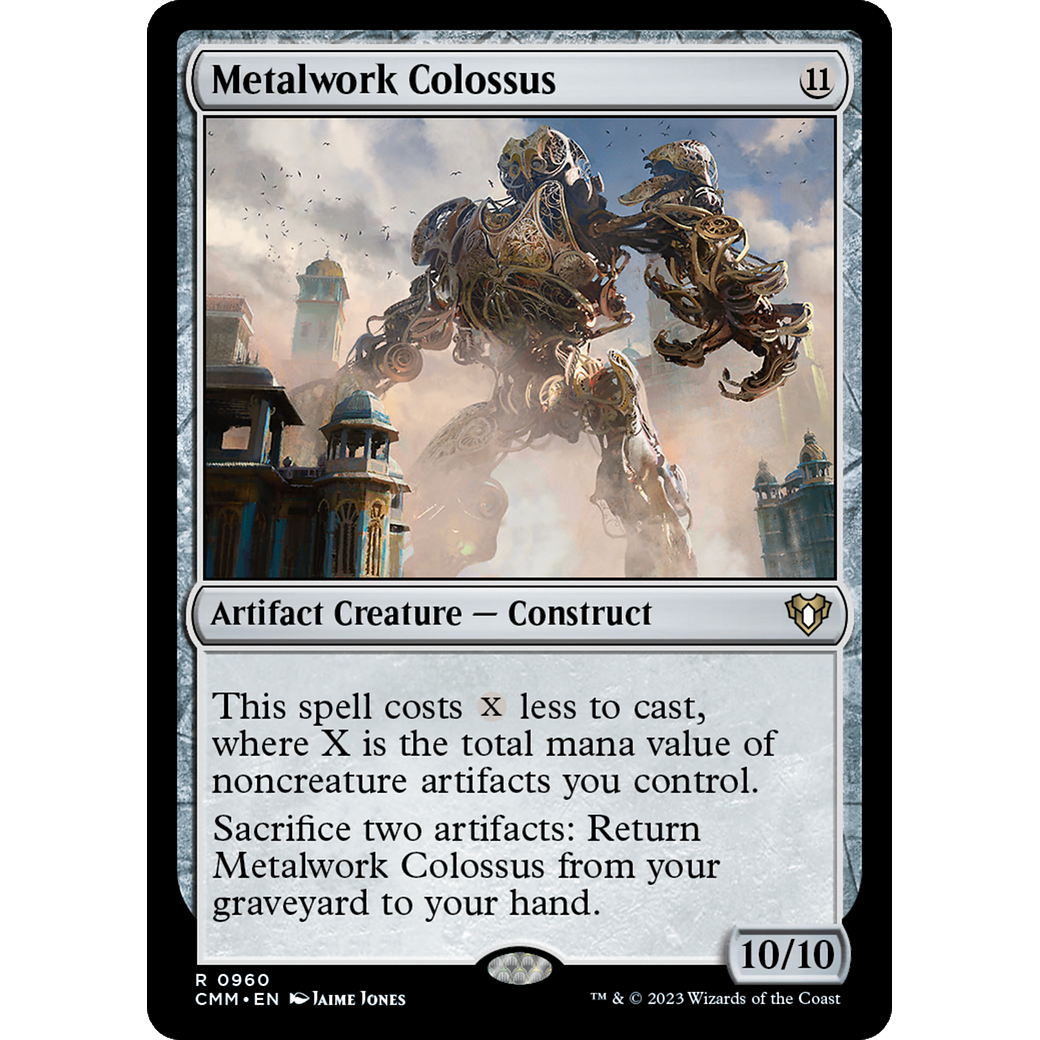 Metalwork Colossus (CMM-960) - Commander Masters