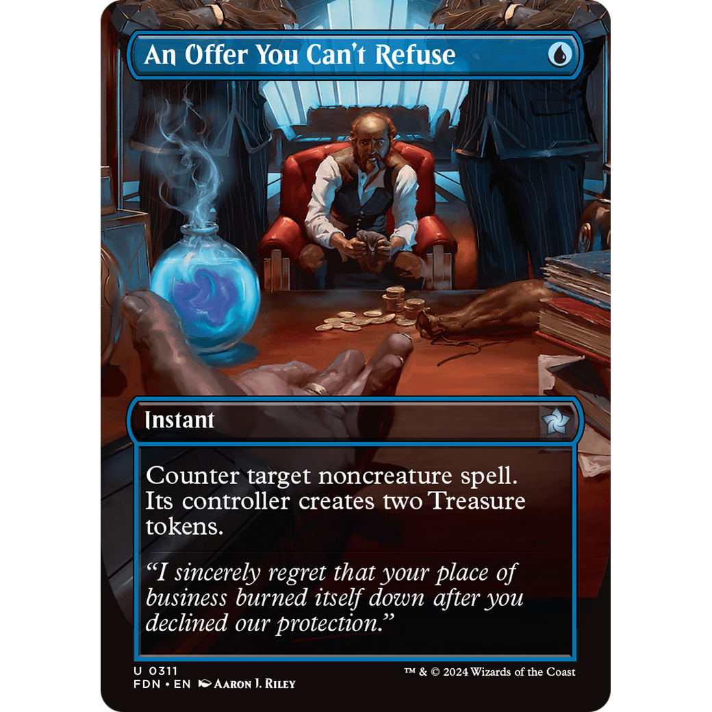 An Offer You Can't Refuse (FDN-311) - Foundations (Borderless) Foil