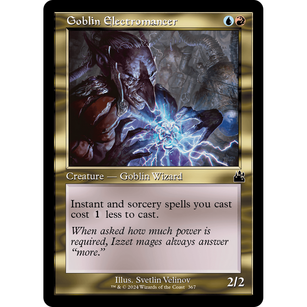 Goblin Electromancer (RVR-367) - Ravnica Remastered Foil