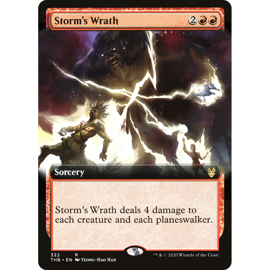 Storm's Wrath (Extended Art) (THB-322) - Theros Beyond Death: (Extended Art) Foil