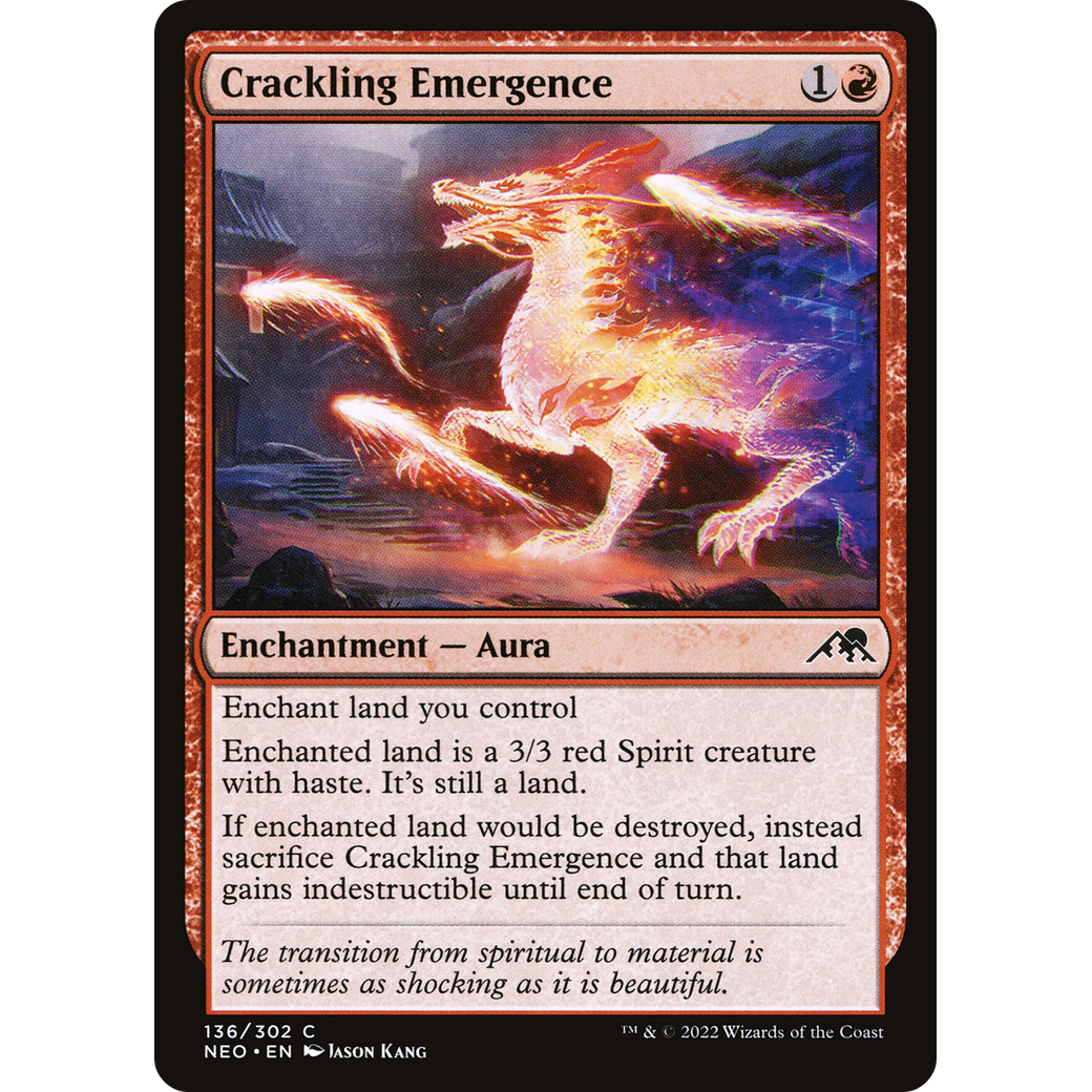 Crackling Emergence (NEO-136) - Kamigawa: Neon Dynasty