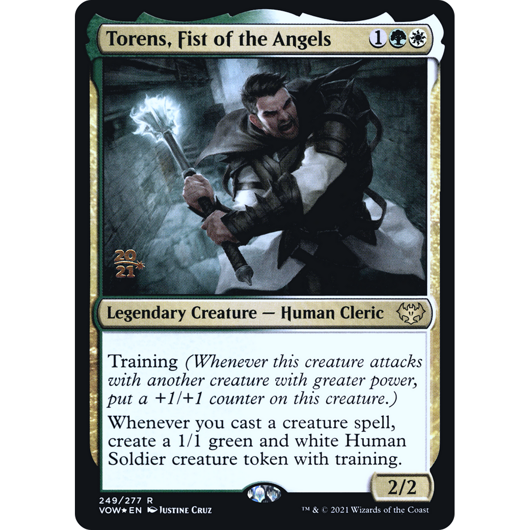 Torens, Fist of the Angels (PRE-249) - Innistrad: Crimson Vow Promos Foil