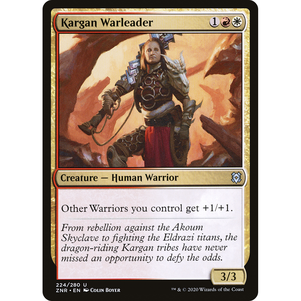 Kargan Warleader (ZNR-224) - Zendikar Rising
