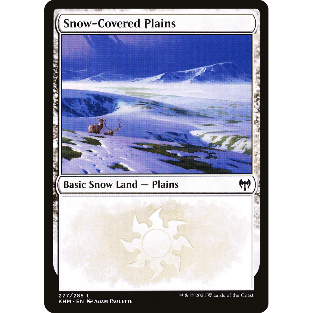 Snow-Covered Plains (277) (KHM-277) - Kaldheim: (snow)