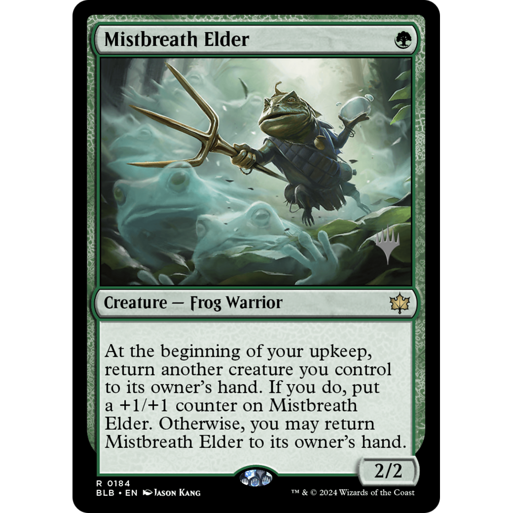Mistbreath Elder (PPBLB-184P) - Bloomburrow Promos Foil