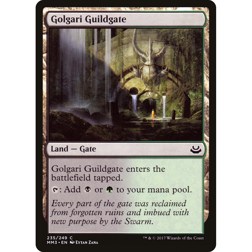 Golgari Guildgate (MM3-235) - Modern Masters 2017 Foil