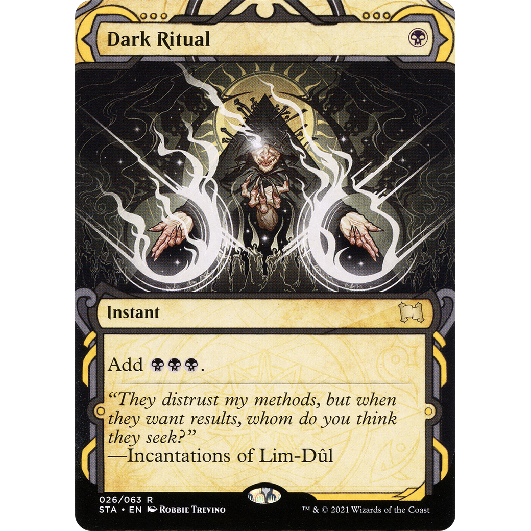 Dark Ritual (STA-026) - Strixhaven Mystical Archive: (Showcase) (Borderless)