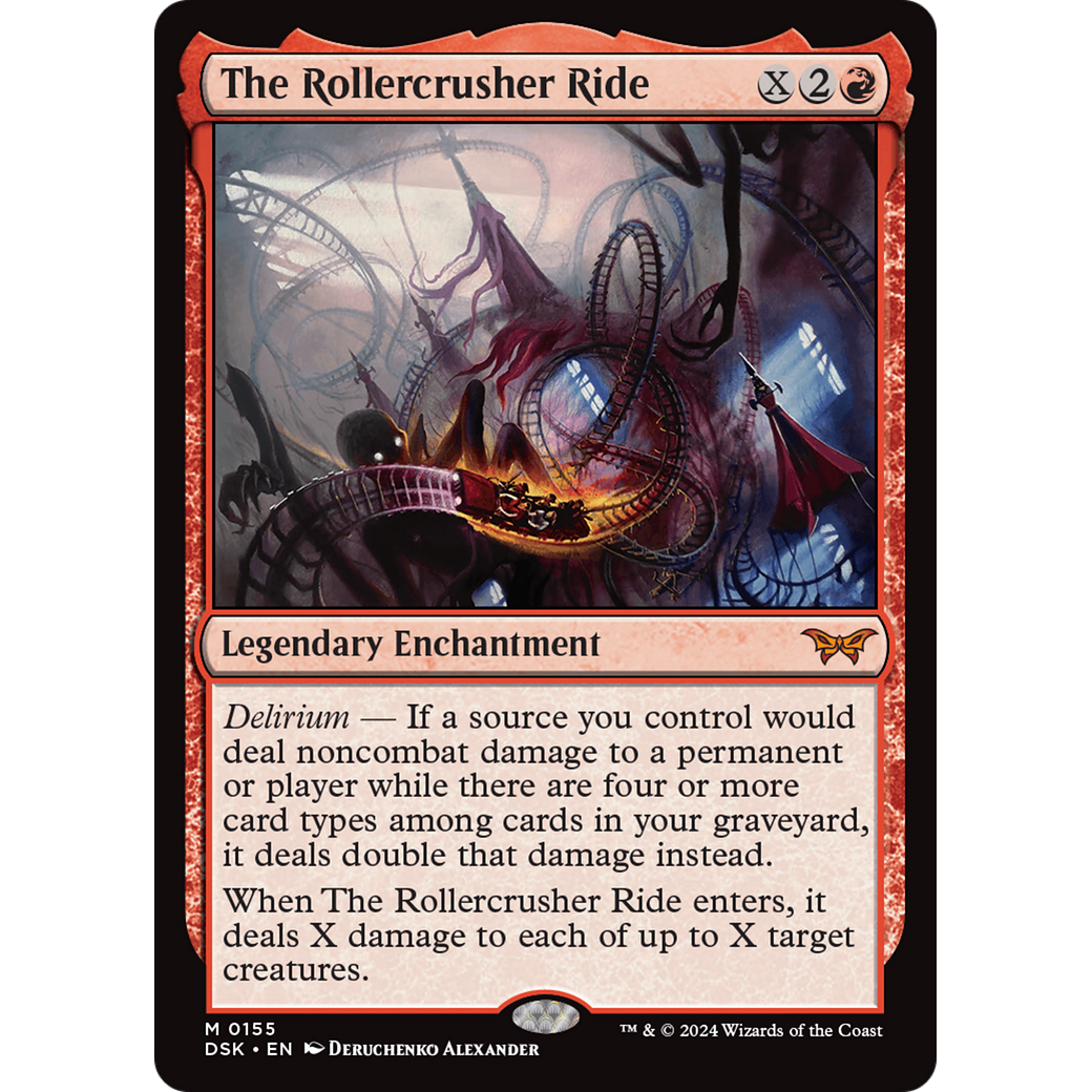 The Rollercrusher Ride (DSK-155) - Duskmourn: House of Horror Foil