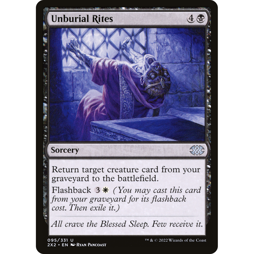 Unburial Rites (2X2-095) - Double Masters 2022