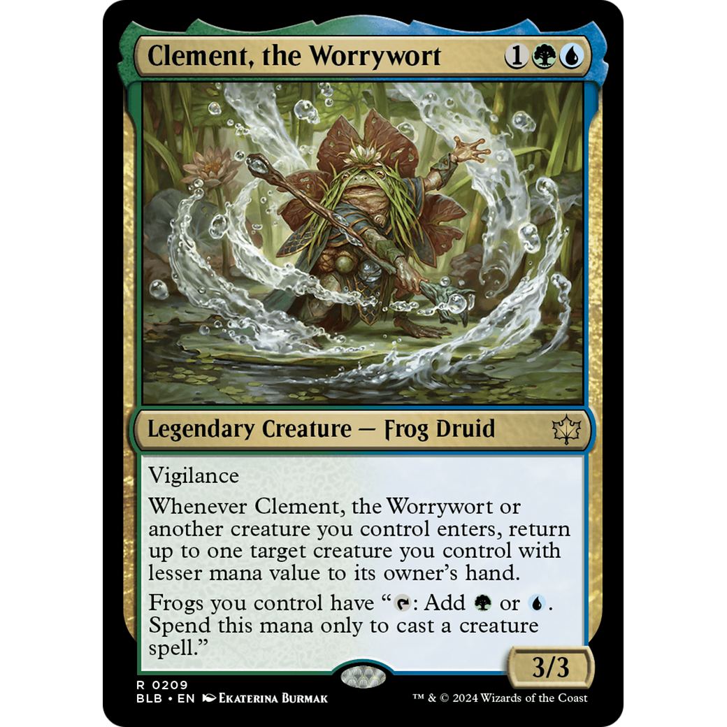 Clement, the Worrywort (BLB-209) - Bloomburrow Foil
