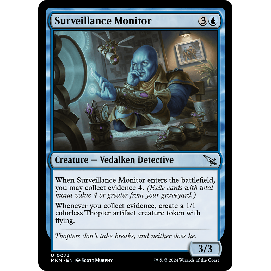 Surveillance Monitor (MKM-073) - Murders at Karlov Manor Foil