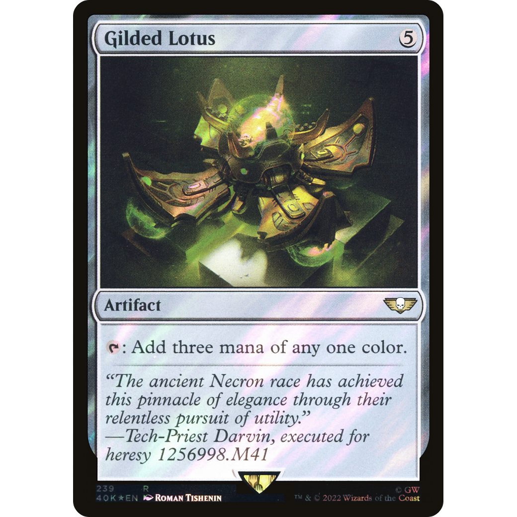 Gilded Lotus (40K-239) - Warhammer 40,000 Commander Foil