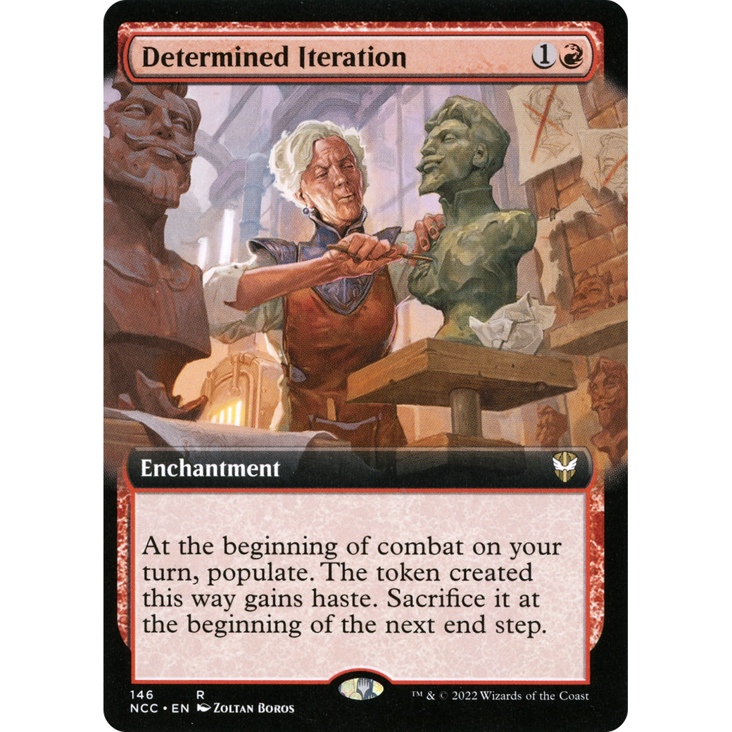 Determined Iteration (Extended Art) (NCC-146) - New Capenna Commander: (Extended Art)