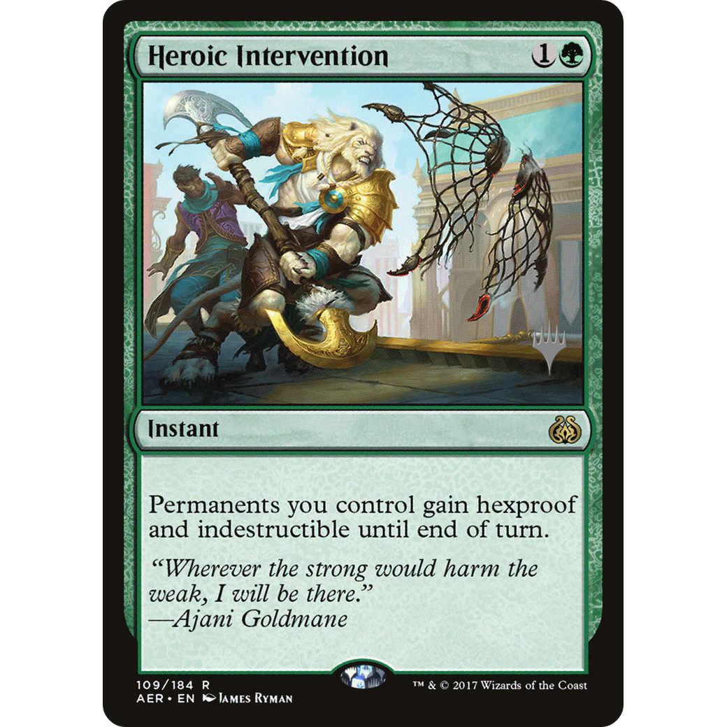 Heroic Intervention (PPTHB-109) - Aether Revolt Promos