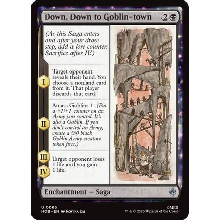 Down, Down to Goblin-town (HOB-065) - The Hobbit Foil