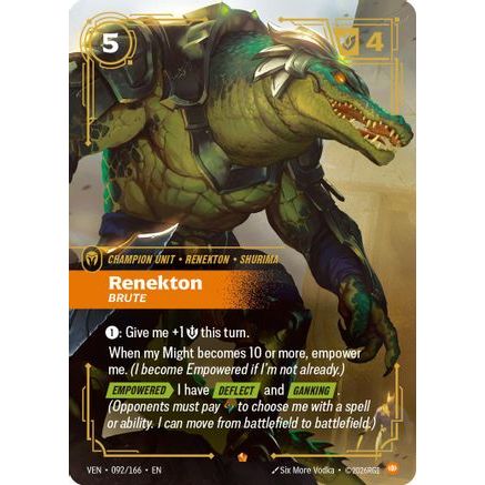 Renekton - Brute (092/166) - Vendetta Foil