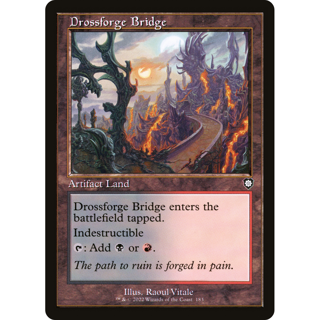 Drossforge Bridge (Retro Frame) (BRC-183) - The Brothers' War Commander