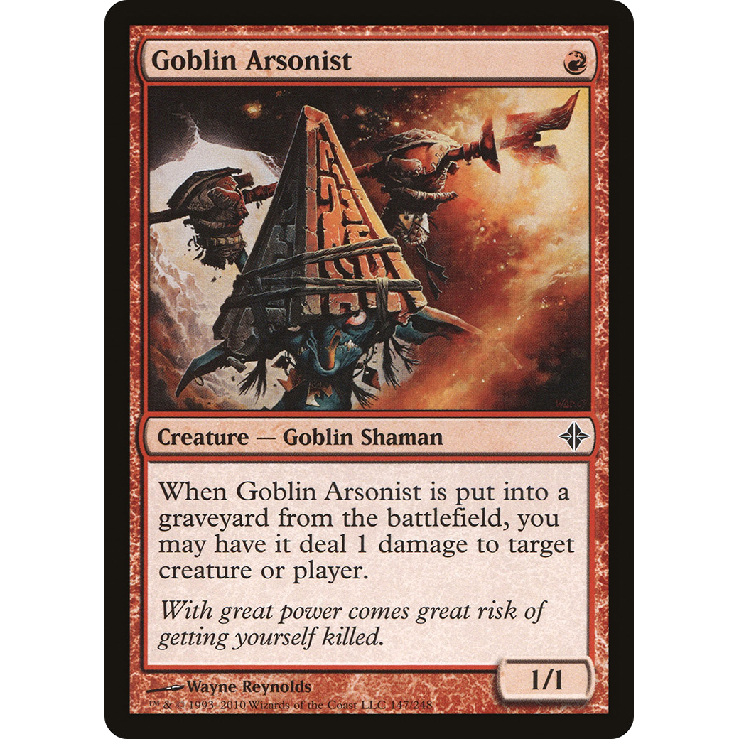 Goblin Arsonist (ROE-147) - Rise of the Eldrazi Foil