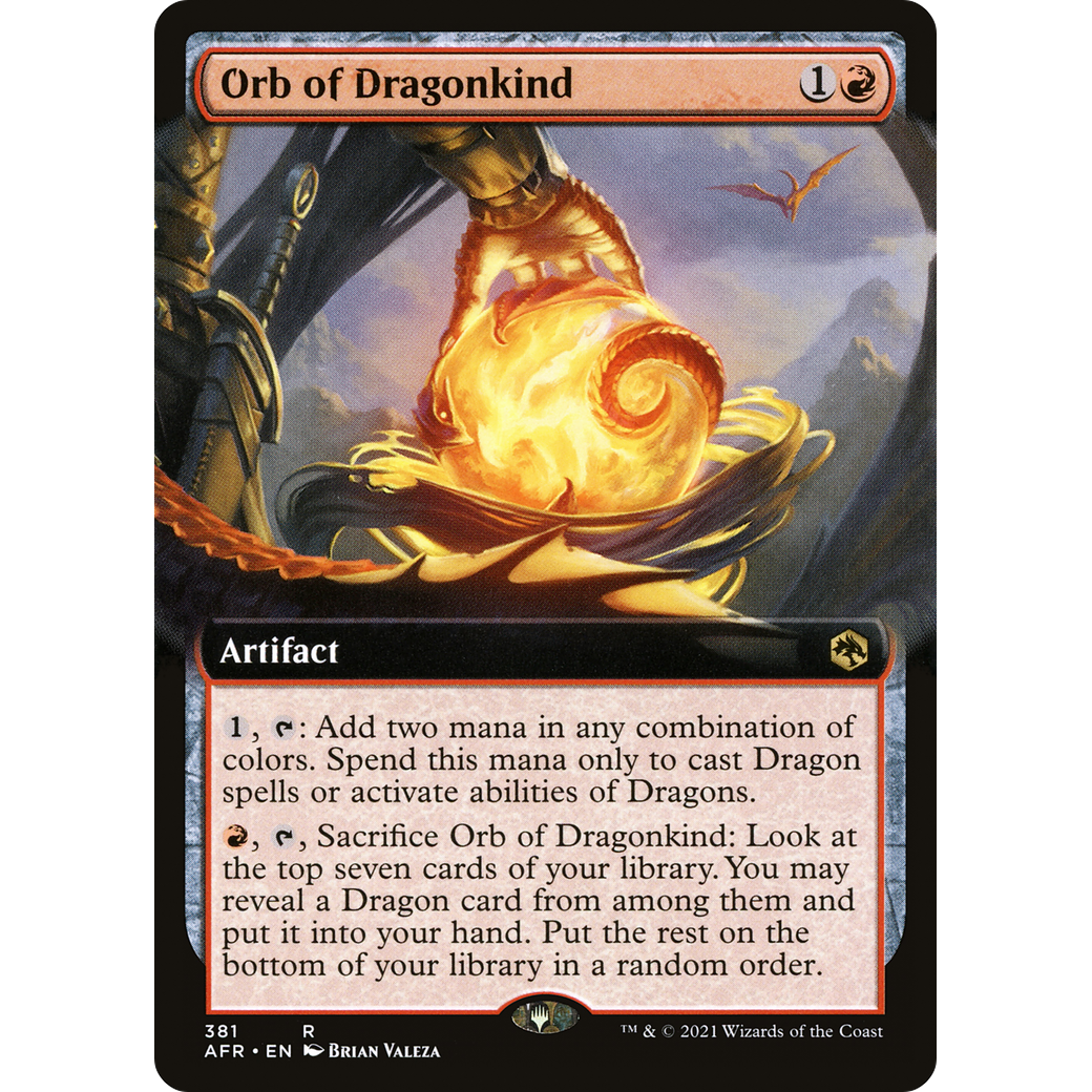 Orb of Dragonkind (Extended Art) (AFR-381) - Adventures in the Forgotten Realms: (Extended Art) Foil
