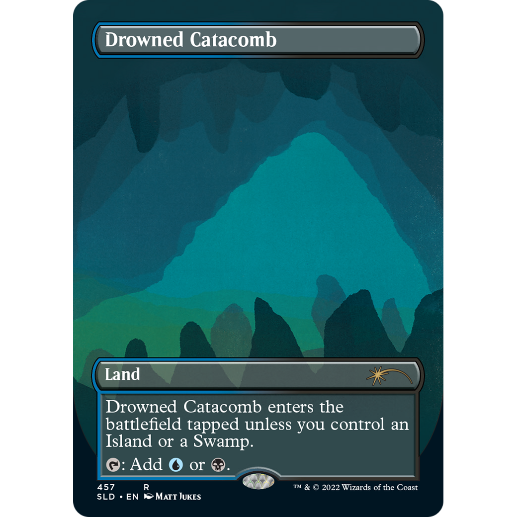 Drowned Catacomb (SLD-457) - Secret Lair Drop (Borderless) Foil