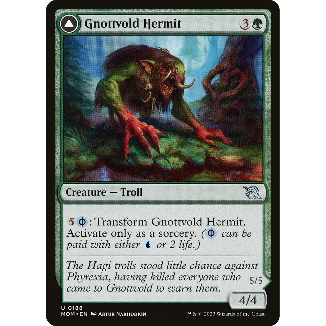 Gnottvold Hermit // Chrome Host Hulk (MOM-188) - March of the Machine