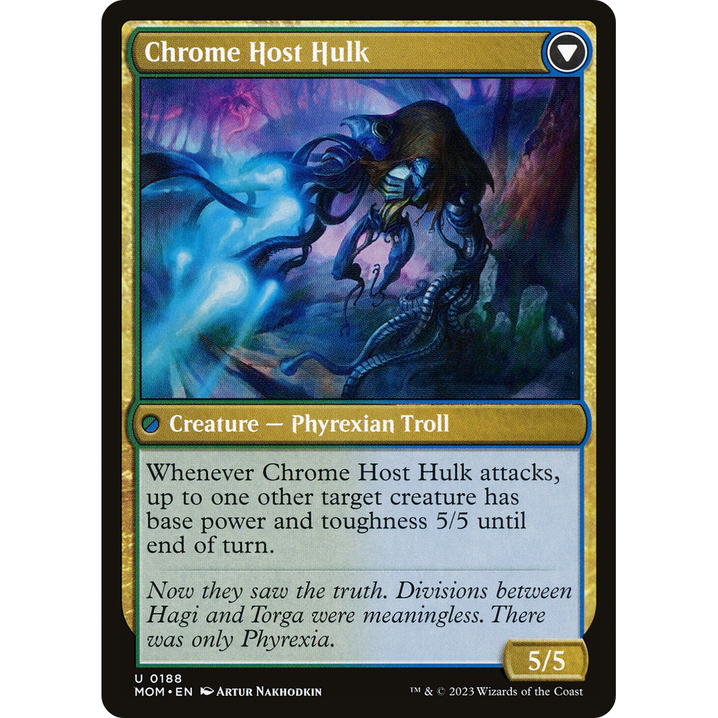 Gnottvold Hermit // Chrome Host Hulk (MOM-188) - March of the Machine Foil