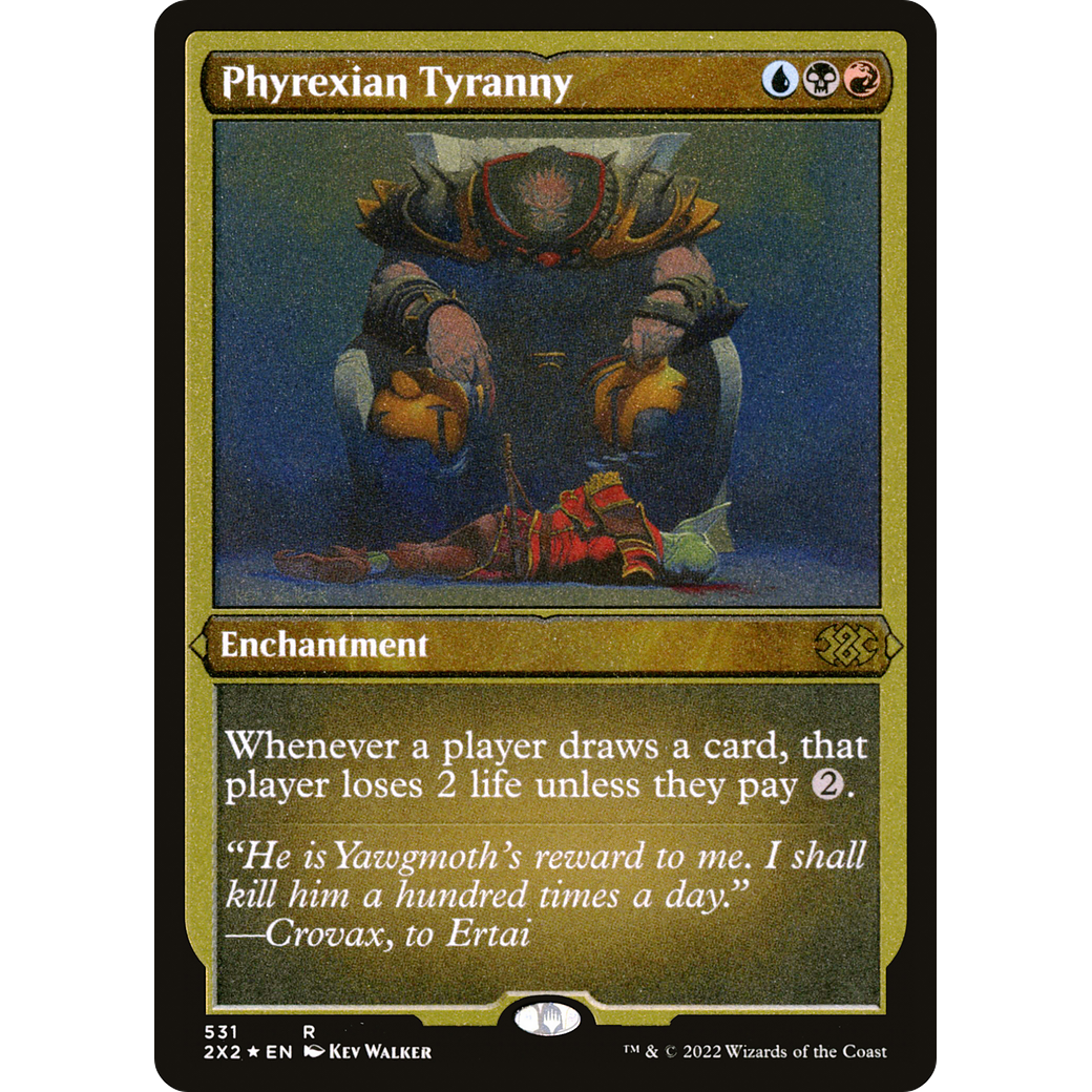 Phyrexian Tyranny (Foil Etched) (2X2-531) - Double Masters 2022 Foil