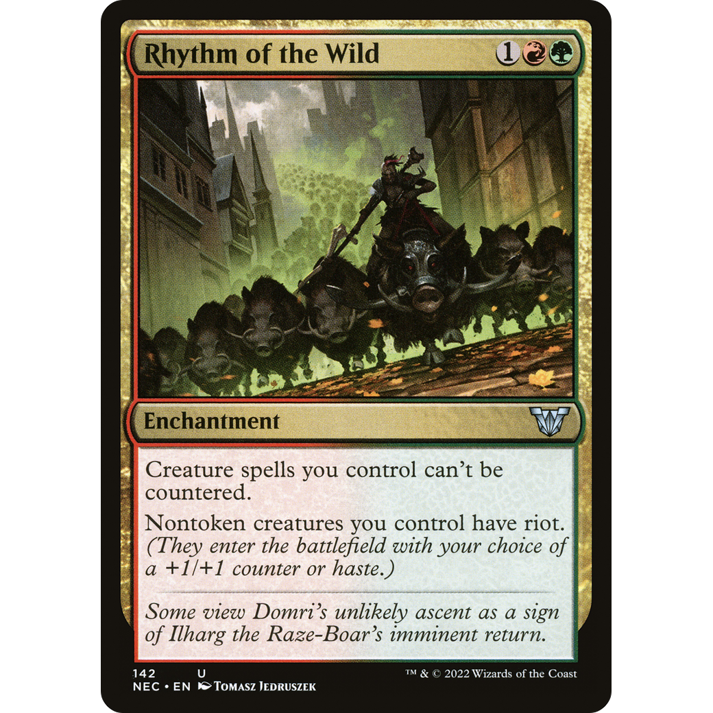Rhythm of the Wild (NEC-142) - Neon Dynasty Commander