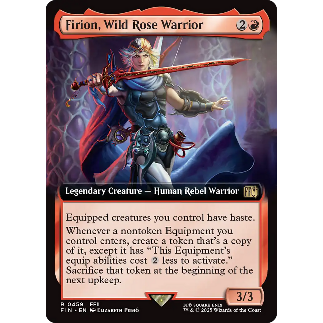 Firion, Wild Rose Warrior (FIN-459) - FINAL FANTASY: (Extended Art) Foil