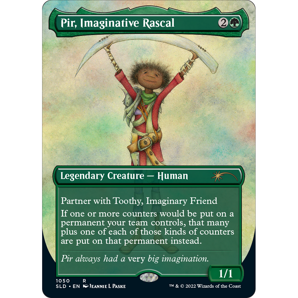 Pir, Imaginative Rascal (Borderless) (SLD-1050) - Secret Lair Drop (Borderless)