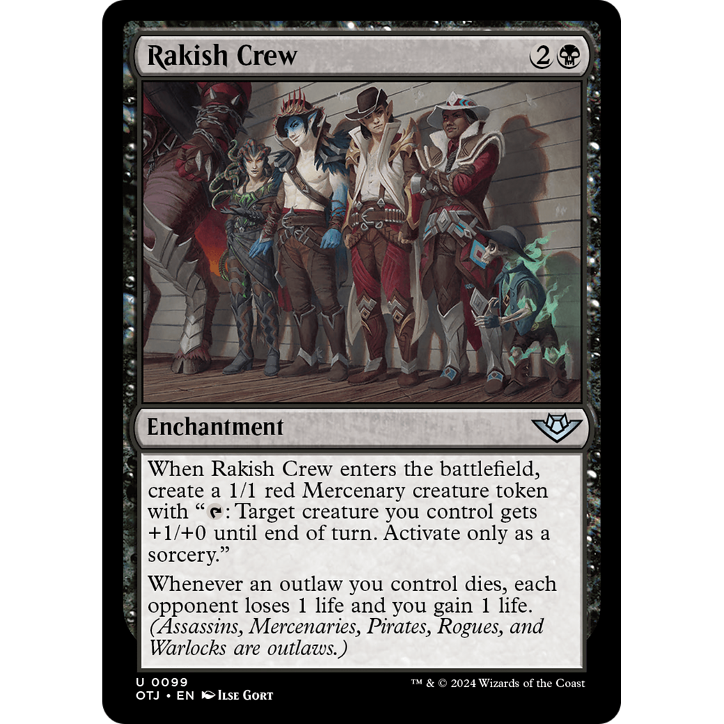 Rakish Crew (OTJ-099) - Outlaws of Thunder Junction