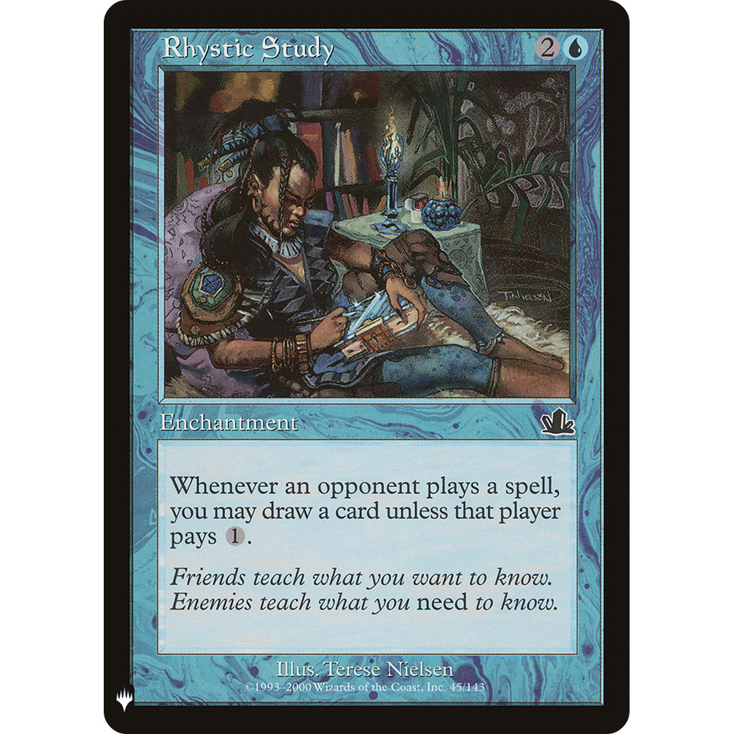 Rhystic Study (LIST-045) - The List
