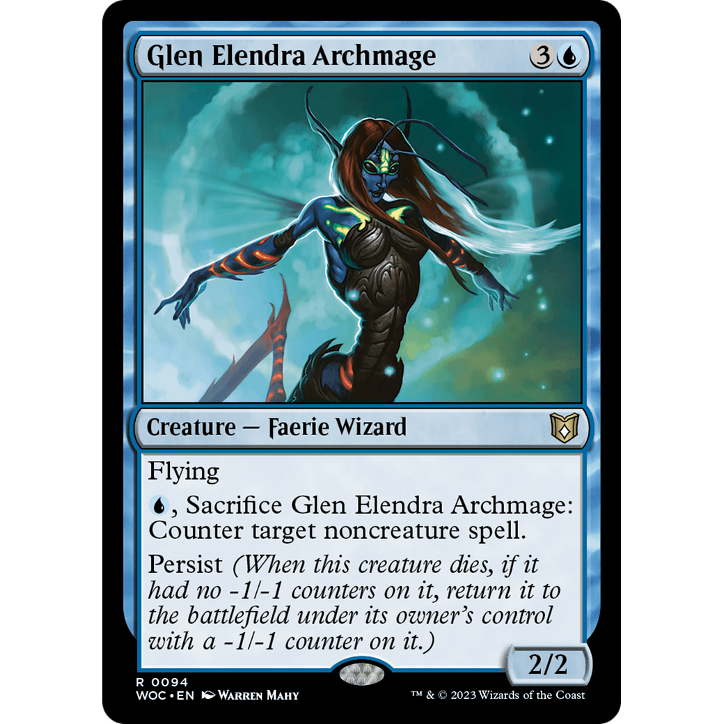 Glen Elendra Archmage (WOC-094) - Wilds of Eldraine Commander