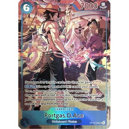 Portgas.D.Ace (119) (English Version 3rd Anniversary Set) (OP13-119) - One Piece Promotion Cards Foil