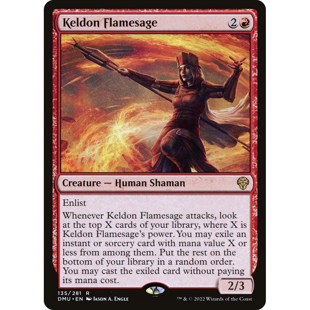 Keldon Flamesage (DMU-135) - Dominaria United