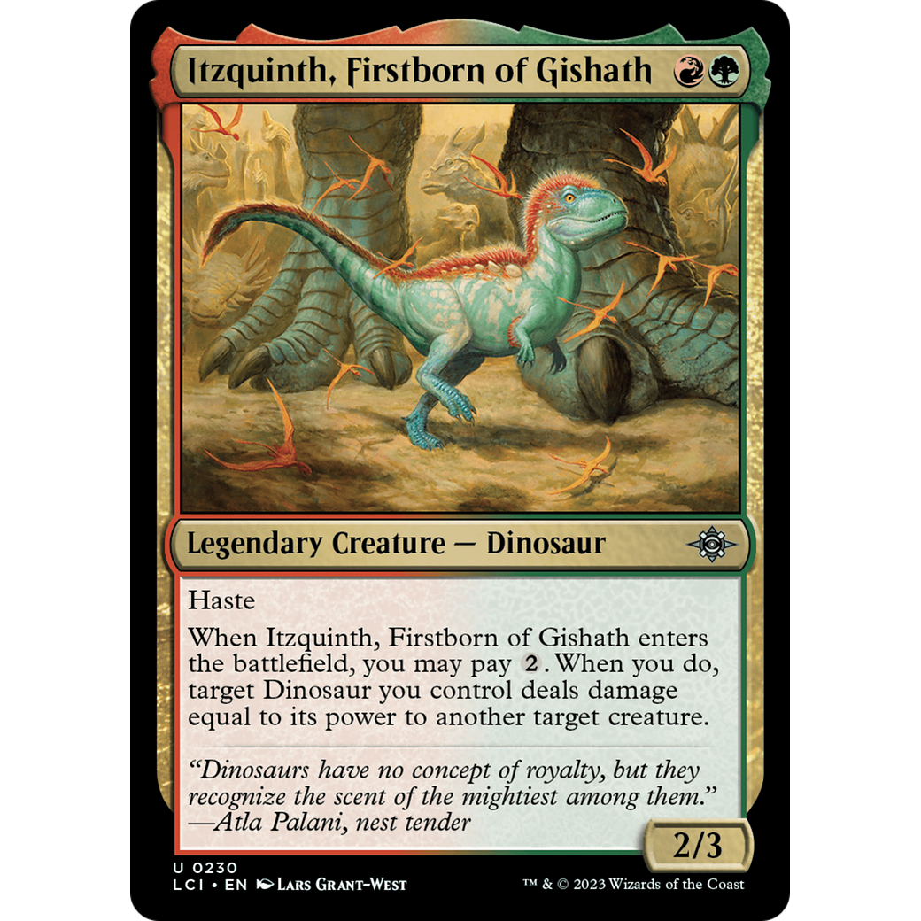 Itzquinth, Firstborn of Gishath (LCI-230) - The Lost Caverns of Ixalan