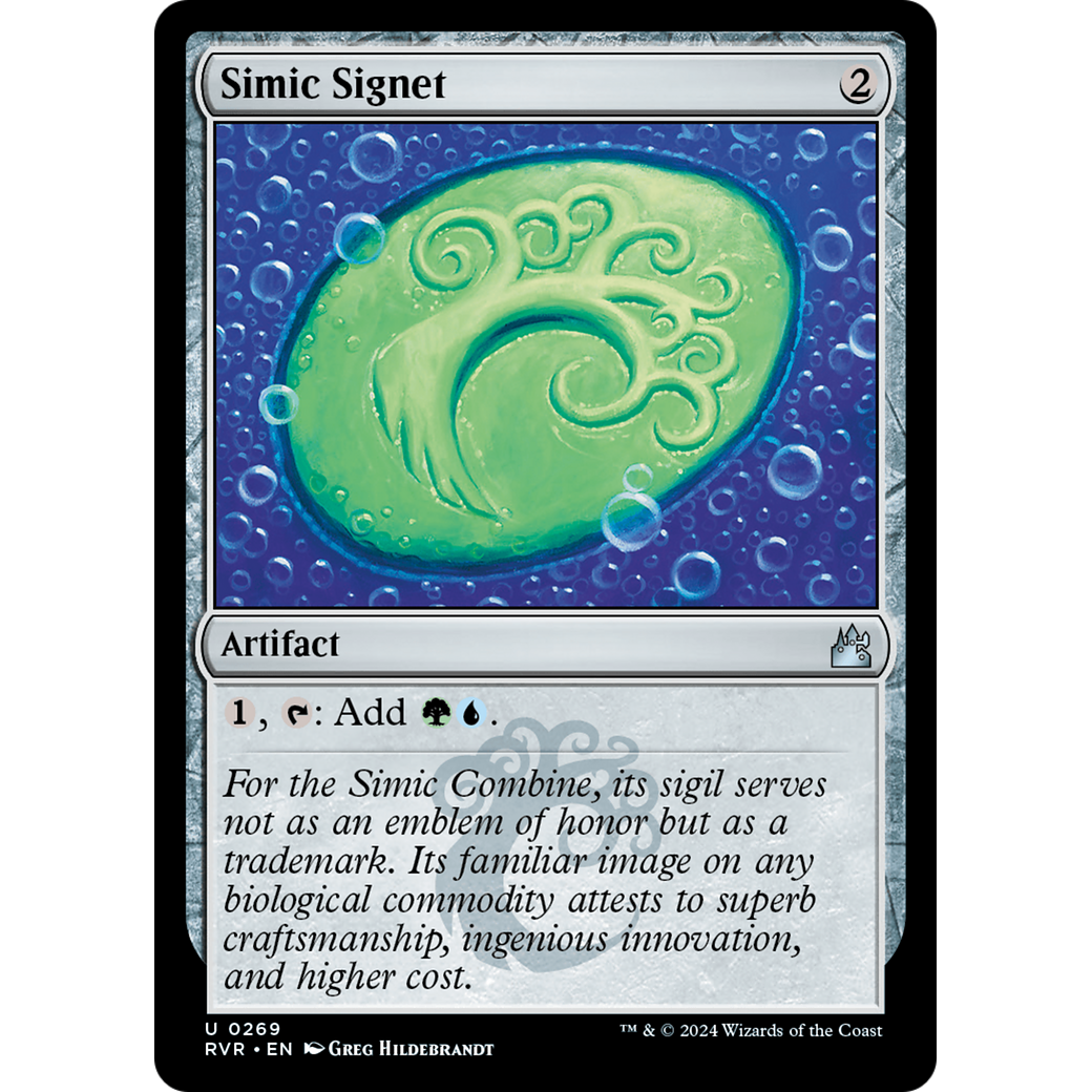 Simic Signet (RVR-269) - Ravnica Remastered Foil