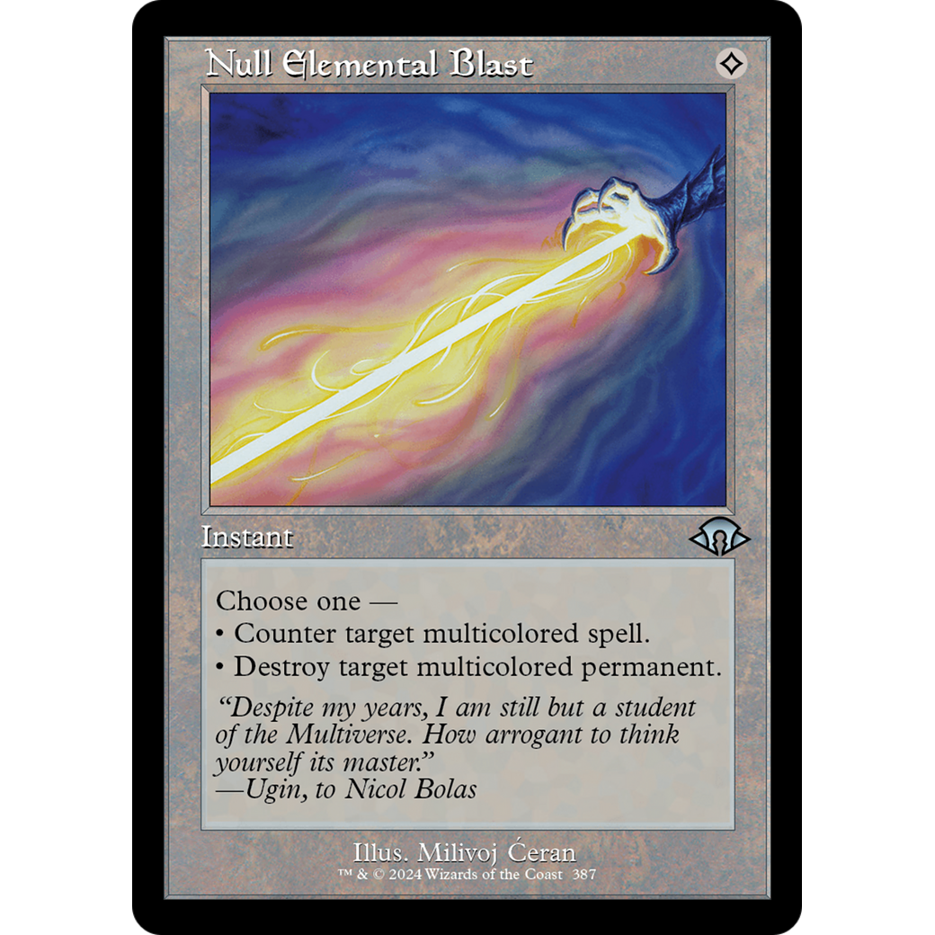 Null Elemental Blast (MH3-387) - Modern Horizons 3 Foil