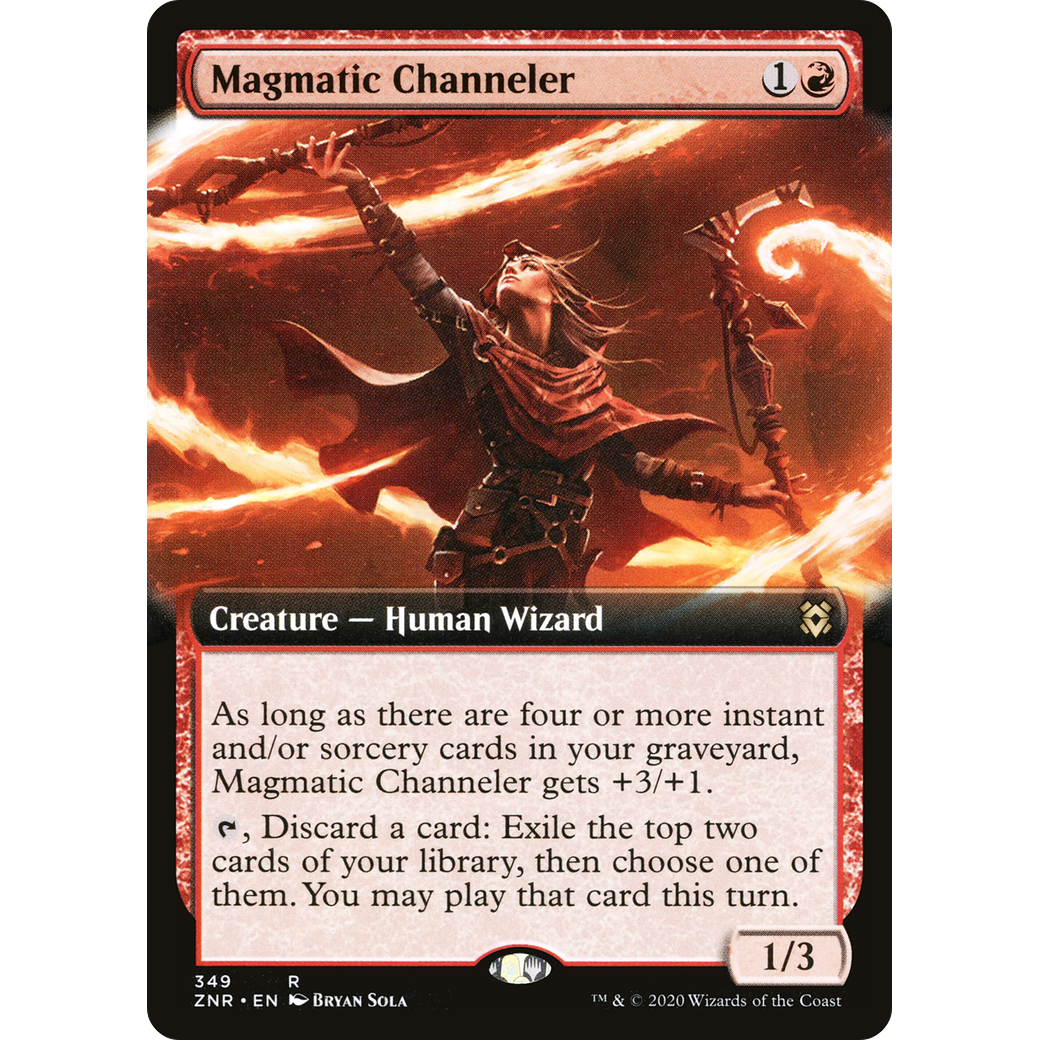 Magmatic Channeler (Extended Art) (ZNR-349) - Zendikar Rising: (Extended Art) Foil