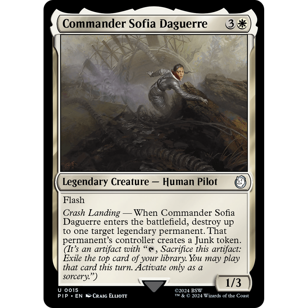 Commander Sofia Daguerre (PIP-015) - Fallout Foil