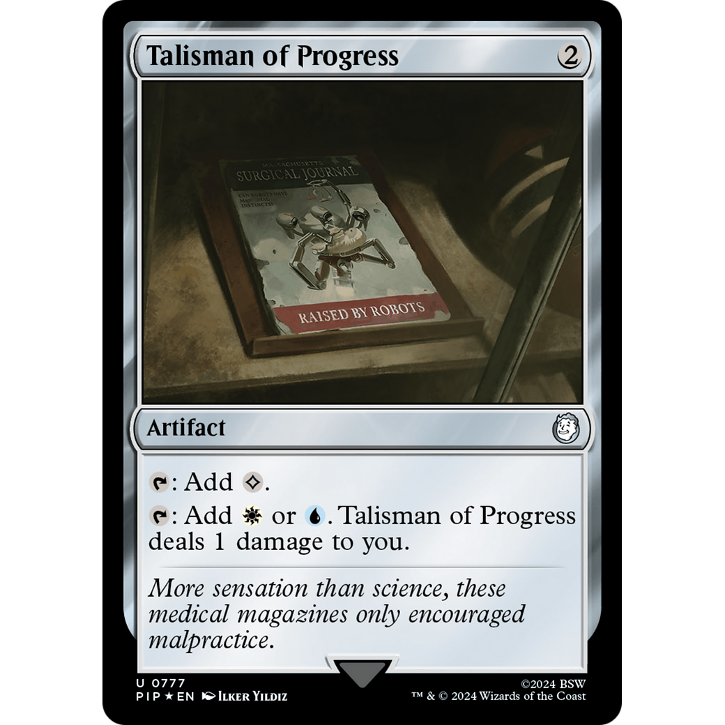 Talisman of Progress (PIP-777) - Fallout Foil