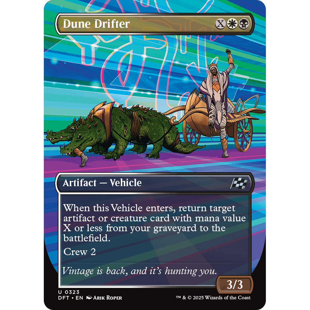 Dune Drifter (DFT-323) - Aetherdrift (Borderless) Foil